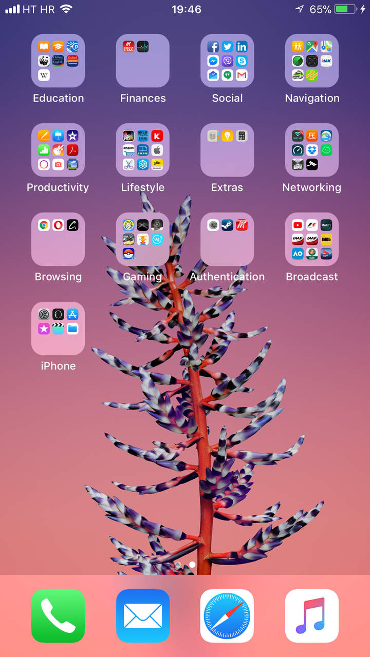 iOS 11 Home Screen